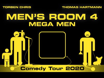 Men’s Room består af to af Danmarks mest produktive komikere: Thomas Hartmann og Torben Chris, og de vender tilbage på Bygningen d. 31/10 2020