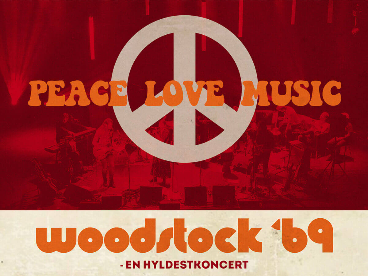 Woodstock ’69 – en hyldestkoncert til Woodstockfestivalen på Musikforeningen Bygningen i Køge den 14. november 2020, kl. 20.00.