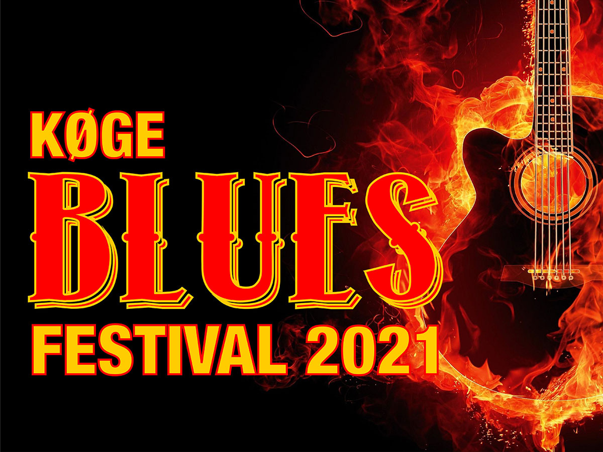 Køge Blues Festival - Efterår 2021. Svedig bluesfestival i Musikforeningen Bygningen i Køge, lørdag den 2. oktober 2021 kl. 12.00.
