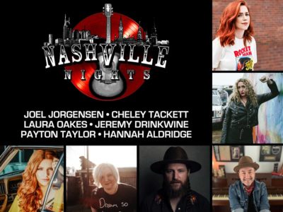 Nashville Nights – en aften med nogle af de største sangskrivere i dansk og amerikansk countrymusik på Musikforeningen Bygningen i Køge den 15. september.