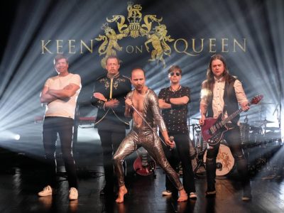 Keen On Queen. På Bygningen fredag 30. september. Bohemian Rhapsody, We Are The Champions, The Show Must Go On. Keen On Queen WILL rock you!