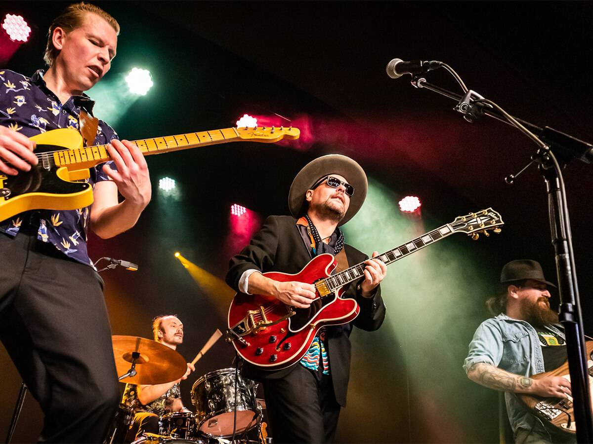 The Blues Overdrive. Prisvindende blues med international klasse på Bygningen i Køge fredag 17. april 2026.